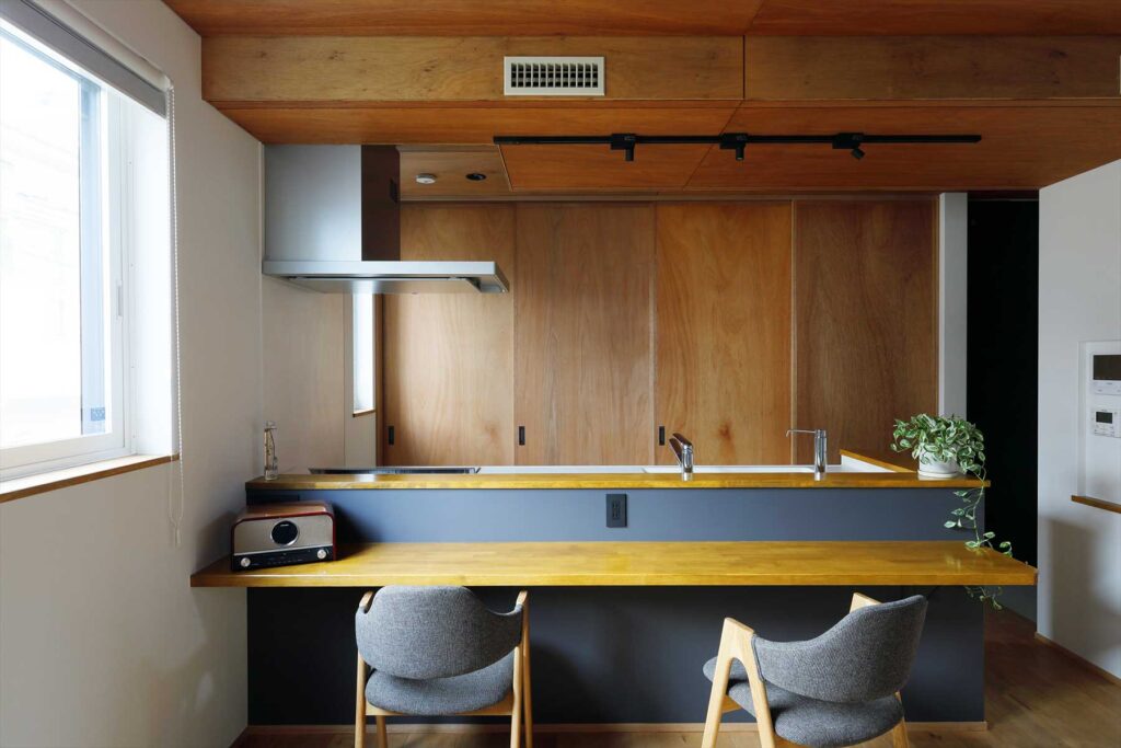 アプリコット建築研究所設計事例_長岡京スキップフロアのお家