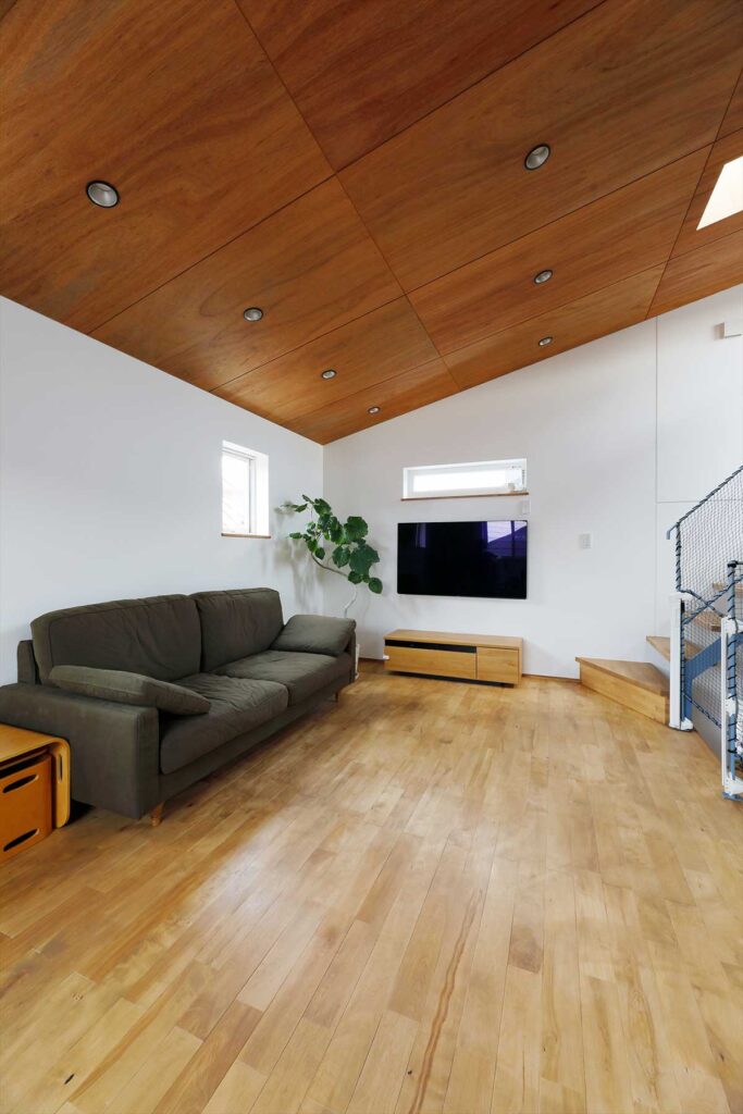 アプリコット建築研究所設計事例_長岡京スキップフロアのお家