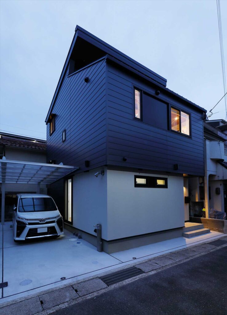 アプリコット建築研究所設計事例_長岡京スキップフロアのお家