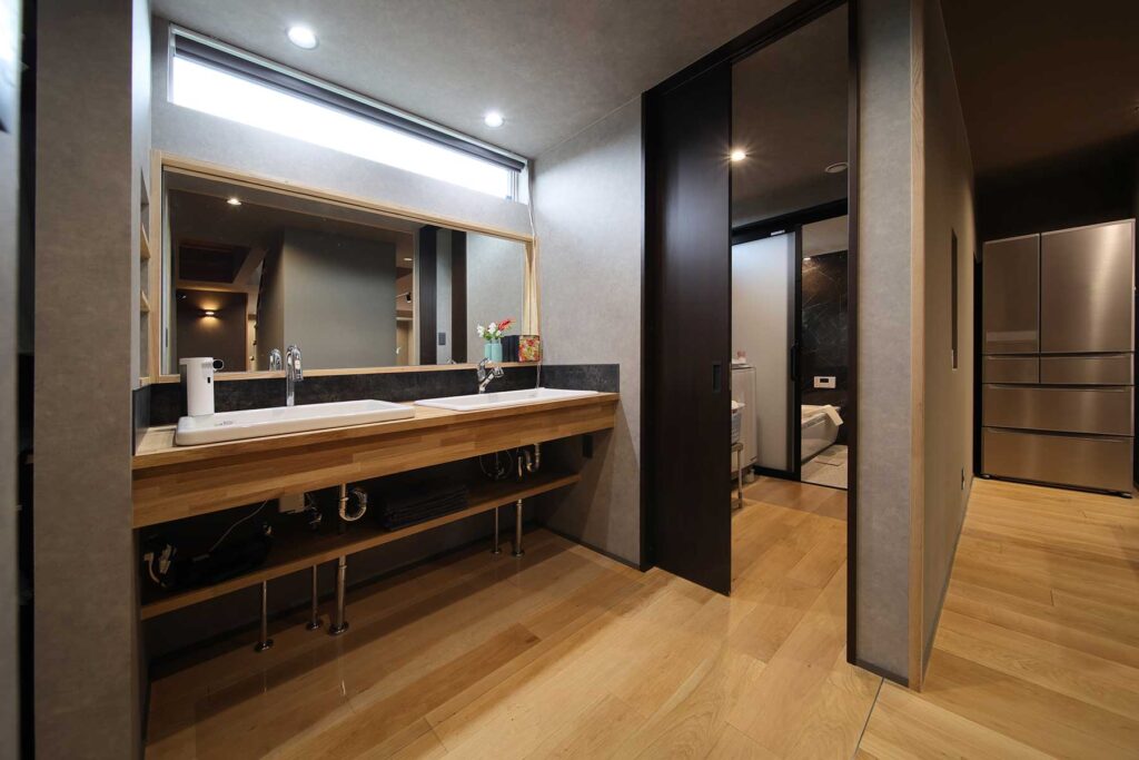 効率的な家事動線のイメージ