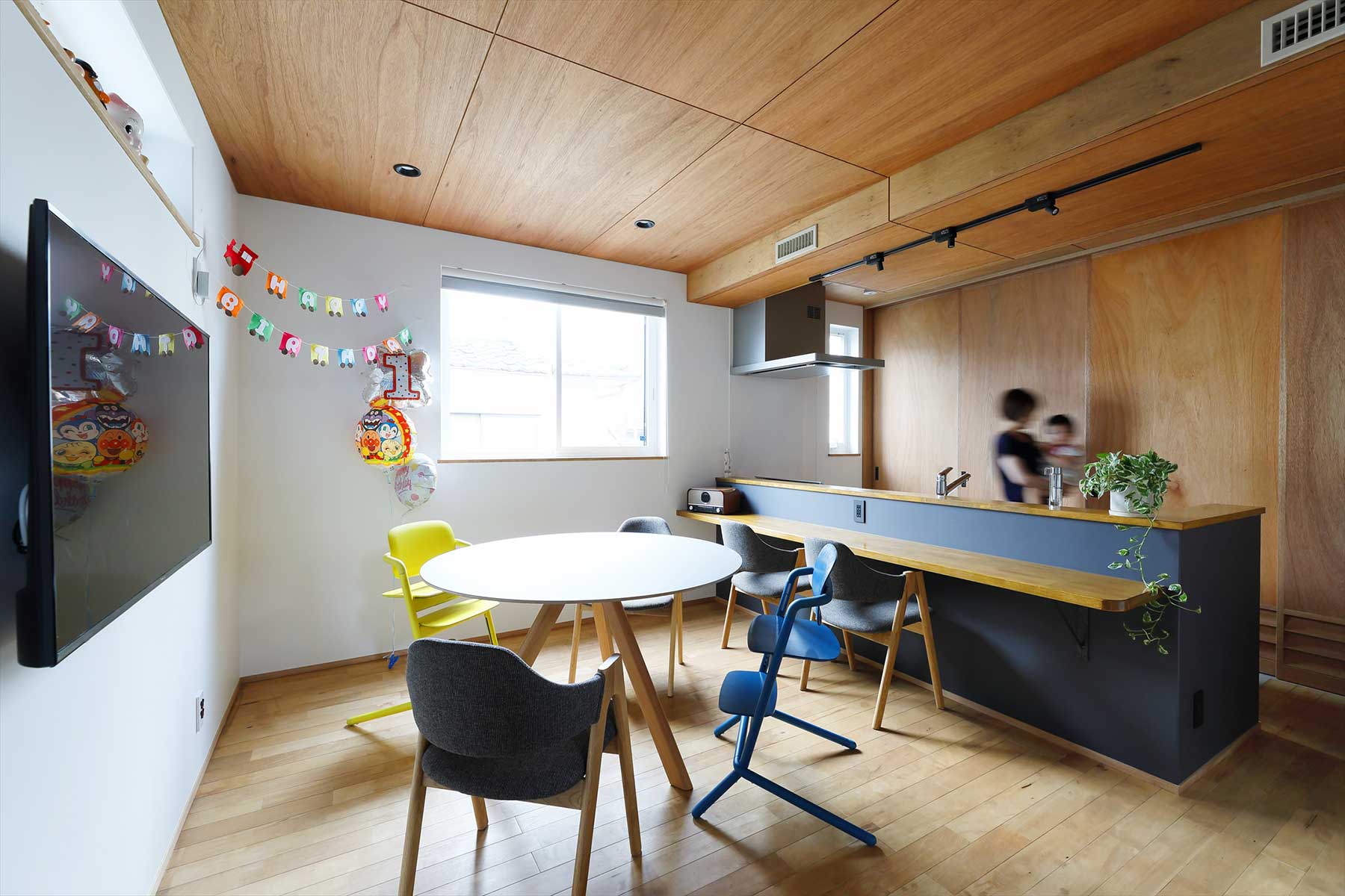 アプリコット建築研究所設計事例_長岡京スキップフロアのお家